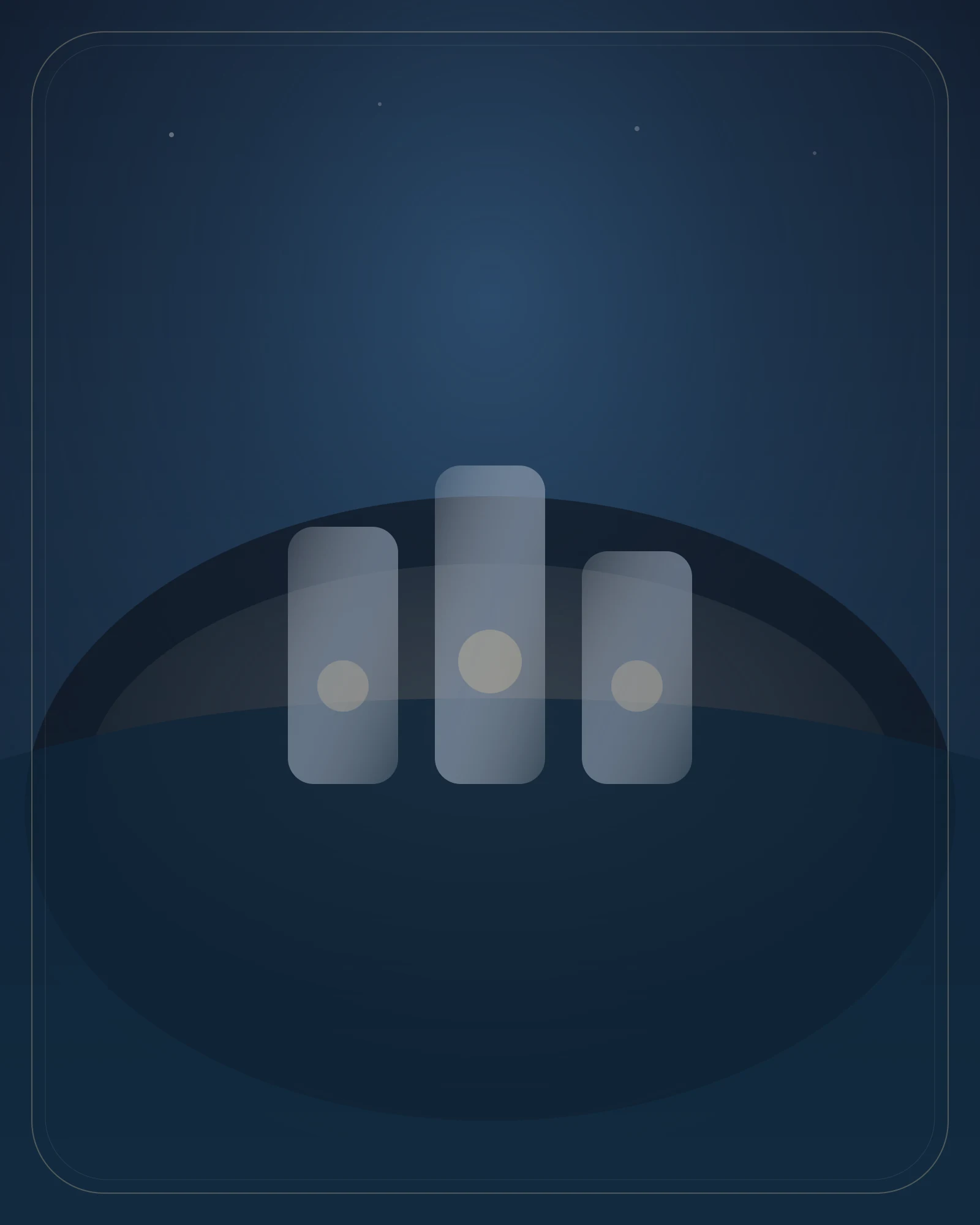 Vault chambers of stored luminous energy render capital as quiet optionality and deployable capacity rather than spectacle.